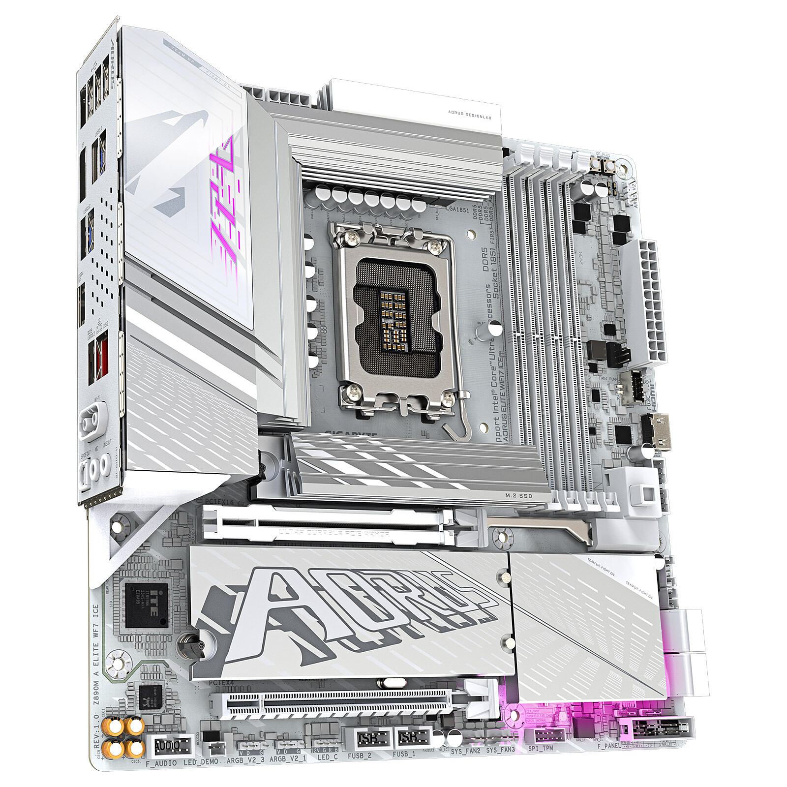 CM INTEL GIGABYTE Z890M AORUS ELITE WIFI7 ICE WHITE DDR5